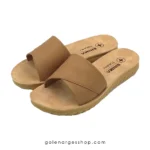 صندل زنانه مدل ترنج نسکافه ای برند شیما