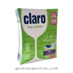 قرص ماشین ظرفشویی کلارو ۱۱ کاره بسته ۶۰ عددی