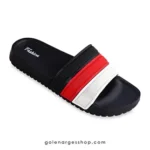 دمپایی راحتی مردانه رویه مشبک مدل مونیخ برند پاپا مشکی