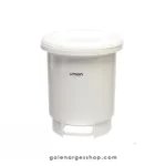 سطل زباله پلاستیکی برند لیمون سفید