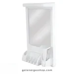 آینه سرویس بهداشتی آوین پلاستیک مدل آوا سفید