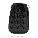 کیف دستی ورنی مدل دیور -نمای بغل کیف