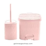 ست سطل و فرچه چهار گوش برند لیمون مدل بامبو