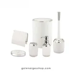 ست سرویس بهداشتی دوجداره گرد کلاسیک لیمون